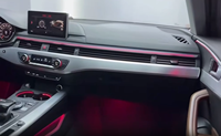Éclairage d'ambiance pour Audi A4 A5 S5 B9, 64 couleurs dynamiques/RGB, éclairage LED intérieur de voiture, accessoires de mise à niveau