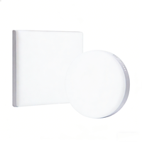 Plafonnier LED encastré sans cadre à intensité variable 24W 170mm 6 pouces Ra80 sans scintillement, plat, moderne, carré, pour cuisine, IP44