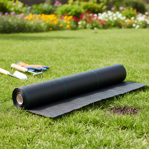 Toile tissée moderne en PP pour barrière anti-mauvaises herbes, contrôle des adventices, tissu paysager, couverture anti-herbe pour jardin - Product Image 1