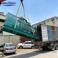 Générateur diesel triphasé SinoShine 150 kVA Stamford, type conteneur, économe en carburant, pour alimentation électrique industrielle continue