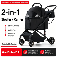Poussette multifonctionnelle pour chiens de petite et moyenne taille, utilisation en voyage en plein air