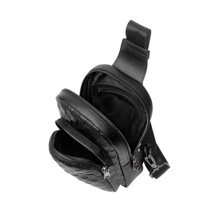 กันน้ําหนังแท้ Anti-Theft กระเป๋าล็อคลายนิ้วมือผู้ชายกระเป๋าสะพายข้างผู้ชายกระเป๋าสะพายข้างสําหรับผู้ชาย - Product Image 2