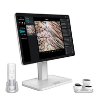 Aisia Intelligent 200x 4 Lensli 16mp Kamera Trichoscope Ds-3 Ai Saç Aynası Analiz Cihazı Saç Derisi Analizörü Folikül Dedektörü