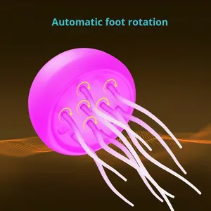 Lámpara Nocturna de Medusas con Control por Voz, Degradado de Colores, Tentáculos Dinámicos en Movimiento, Decoración Colgante - Product Image 3