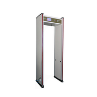 Portique de détection de métaux KMS Archway de qualité industrielle avec cadre épaissi, comptage infrarouge et alarme sonore pour salles d'exposition