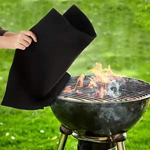 Высокотемповое сварочное одеяло огнестойкая углеродистая войлочная огнестойкая ткань до 1800F огнестойкая ткань
