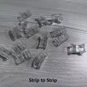 Conector de Tira de Luces LED de 2 Pines, 5MM 8MM 10MM, Conectores de Tira de LED sin Soldadura para Tiras de Luces LED COB - Product Image 4