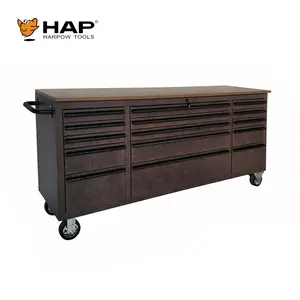 Heavy Duty Workstation Verwenden Sie eine Werkzeugschrank-Werkbank mit Holztisch