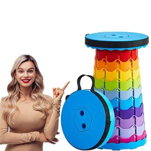 Tabouret télescopique portable pliable pour le camping et la randonnée - Product Image 4