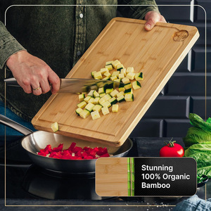 Tabla de Cortar de Bambú Cuadrada, Gruesa, Antimoho, para Cocina - Product Image 1