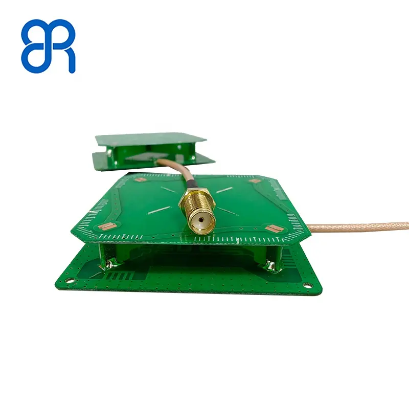 حجم صغير الاستقطاب الدائري rfid antenne pcb موجة منخفضة الوقوف ل UHF قارئ محمول باليد