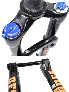 Fourche de vélo VTT 1,39 kg 26 27,5 29 pouces en carbone à <span class=keywords><strong>suspension</strong></span> pneumatique DFS-RLC-TP-TC-15x100 mm Fourche avant VTT - Product Image 2