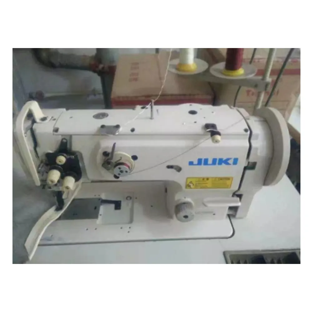 Used JUKIs LU-1508NH Lockstitch Sewing Machine Walking Foot Large Hook for Extra Heavy Weight Material Stitching