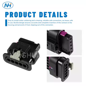 Khối lượng không thấm nước Cảm biến lưu lượng không khí maf với 5-Way Tyco PA66 kết nối đồng liên hệ với vật liệu cho Audi VW 4f0973705 Nam/Nữ - Product Image 3