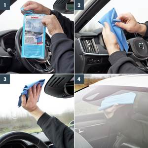 Chiffonnette en microfibre Clear Sight, 1 pièce, sans peluches, pour des vitres parfaitement propres et sans traces - Product Image 4