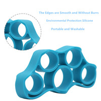 Al por mayor: Entrenador de fuerza de agarre para dedos de látex, bandas de resistencia para manos/bucles de gel de sílice y silicona, color personalizable