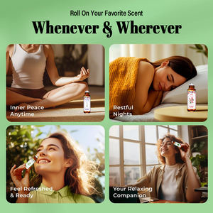 <span class=keywords><strong>100</strong></span>% Aceite esencial de Rosa pura 10 ml Botella de rodillo Aceite esencial para masaje para el cuidado facial - Product Image 5