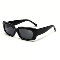 Lunettes de soleil carrées rétro en acétate épais pour hommes et femmes, verres teintés orange, monture épaisse vintage