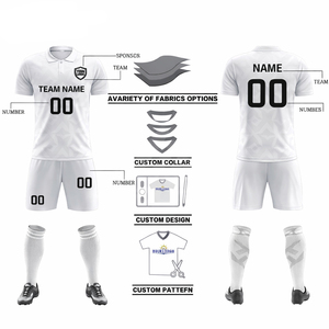 Ensemble de maillots de football thaïlandais en gros à prix réduit pour hommes, enfants, joueurs et supporters - Product Image 3