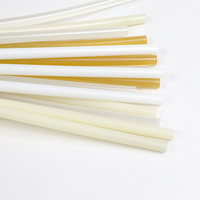 Bâtons de colle thermofusible EVA transparents, inodores, forte adhérence, solides pour travaux manuels en papier, pistolet à colle en stock
