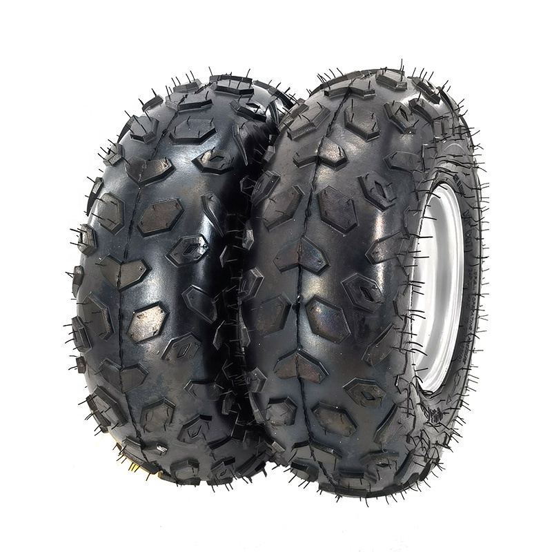 6 inç tekerlek 145/70-6 Tubeless lastik Fit için 50cc 70cc 110cc küçük ATV arazi aracı snowplow çim biçme makinesi vakum lastik tekerlekler