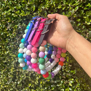 <b>Pet</b> <b>Collar</b> Beaded Waterproof Adjustable For Small Cats With Stainless Steel Core And Custom Logo Option - Product Image 3