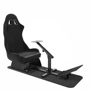 Phong cách mới đua mô phỏng buồng lái chơi game ghế với footrest Tương thích với tất cả các Console cho nâng cao kinh nghiệm chơi game