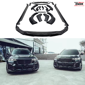 กันชนหน้าคาร์บอนไฟเบอร์ รุ่น 7 Series แบบ FD พร้อมดิฟฟิวเซอร์ สปอยเลอร์ปีกบน แบบยึดด้วยสกรู อัพเกรด รับประกัน 1 ปี สีดำคาร์บอน - Product Image 1