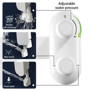 Banheiro Ultra Slim Non Electric Smart Toilet Bidé Bocal Duplo Auto-Limpeza Bidé Toilet Anexo Pulverizador De Água Bidé - Product Image 3
