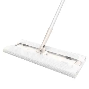 Floor Cleaning Dust Flat Mop Dry and Wet Surface Floor Cleaner Static Charged Disposable Dry Floor Mop electrostatic sweeper