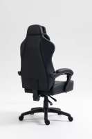 Chaise de course de jeu de bureau ergonomique au design tendance avec appui-tête et lombaire