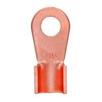 Terminal Kabel Tembaga Tipe Ring Tongue Lug, Konektor Kabel Crimp Terbuka OT 5A 10A 20A 30A 40A 50A, Ujung Kabel Baterai