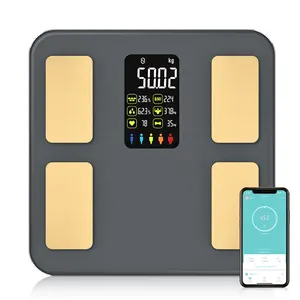 Welland banyo ev BMI elektronik vücut yağ analizi ölçekler elektronik akıllı haneli tartım yağ ölçeği app