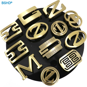 Usine accepter Logo personnalisé métal lettre plaque forme de luxe argent en alliage de Zinc gravé marque hommes <span class=keywords><strong>boucle</strong></span> de ceinture pour ceinture en cuir - Product Image 1