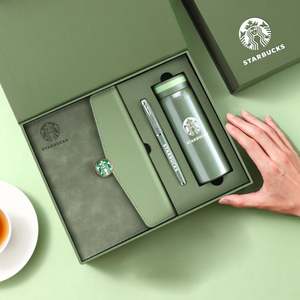 Customized <b>Luxury</b> Pu Leather Magnetic A5 Journal Notebook with Pen Thermos Cup <b>Gift</b> Promotional Business Corporate <b>Gift</b> <b>Box</b> Set - Product Image 1