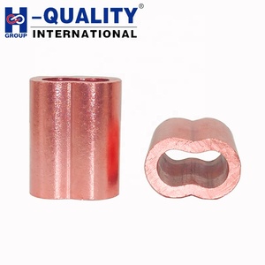 <span class=keywords><strong>Manchon</strong></span> de sertissage en <span class=keywords><strong>cuivre</strong></span> en forme de sablier de 1 mm à 24 mm pour câble et corde métallique - Product Image 6