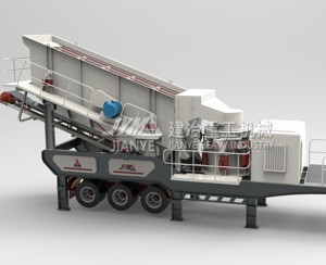 Planta Móvil de Trituración y Cribado de Mandíbulas Tipo Neumático J125 - 290-845 T/h para Roca Dura, Granito, Basalto, <span class=keywords><strong>Li</strong></span> - Product Image 6