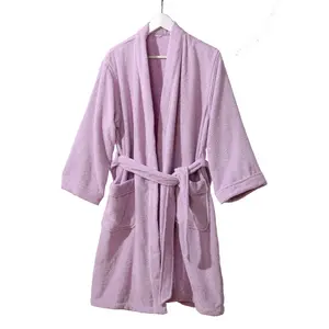 Super Soft Sleep Gown Vrouwen Nachtjapon Voor Mannen En Vrouwen Flanel Gewaden Met Tailleband