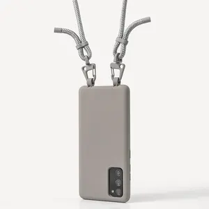 Gauangzhou iPhoneサプライヤーのための交換可能なストラップストラップ付きのユニークな品質のクロスボディ電話ケース