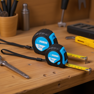 Mètre Ruban Fervi 3m 5m 8m avec Cordon – Version Améliorée - Product Image 2