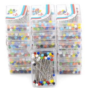 Épingles à coudre en acier de 32 mm pour patchwork, <span class=keywords><strong>petites</strong></span> épingles de positionnement colorées, 50 pièces/boîte - Product Image 5