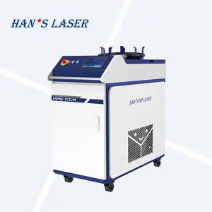 Hans laser 3 em 1 fibra laser soldador portátil, máquina de solda de limpeza