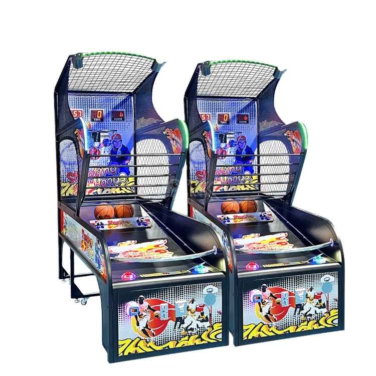 Eparkゲームセンターコイン式Ledストリートバスケットボール