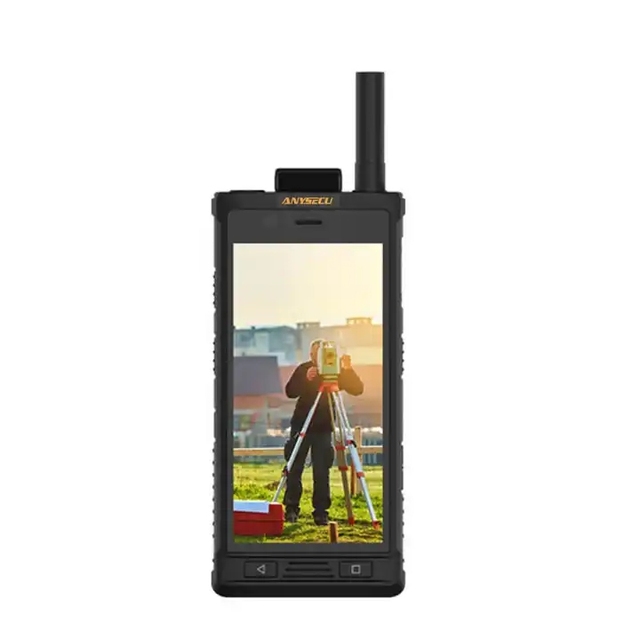 NEW ANYSECU E91 4G POC Network Radio 6GB+128G Android 9.0 with 4 Watts DMR UHF 5.7Inch Screen IP68 Waterproof Rugged Smart Phone