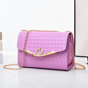 Fashion Custom Mini Girl Crossbody Solid Color Luxury Bags Women <b>Handbags</b> With Pearl Pendent - Product Image 4