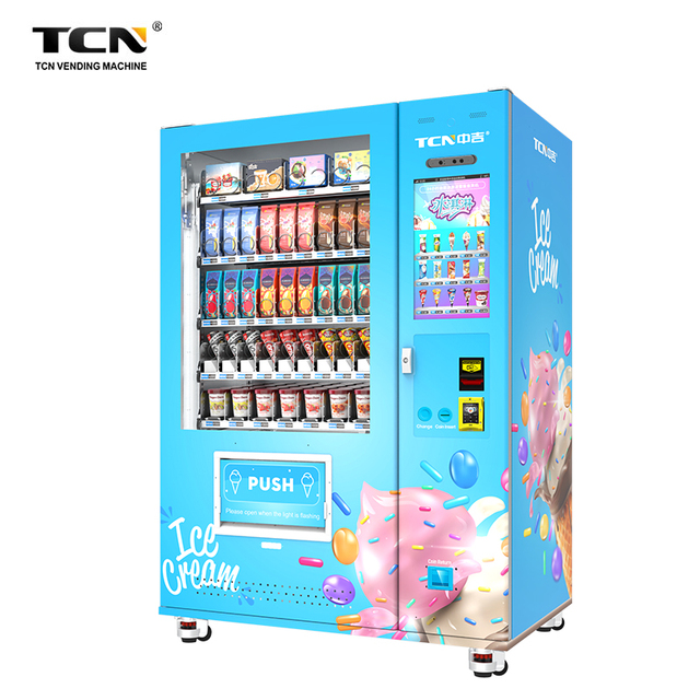 TCN ODM/OEM Convenience Store Frozen Sucker Frozen Food Ice Cream Meat Vending Machine