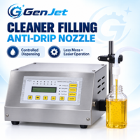 Remplisseuse de liquides pour petites bouteilles GFK160, 35W, contrôle numérique électrique, pompe à diaphragme haute précision pour boissons, aliments, produits chimiques