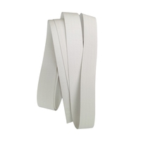 Largeur haute élasticité 1/1.5/ 2/2.5/3/4/5cm blanc/noir coloré doux tricot tressé bande élastique pour coudre des accessoires de vêtement