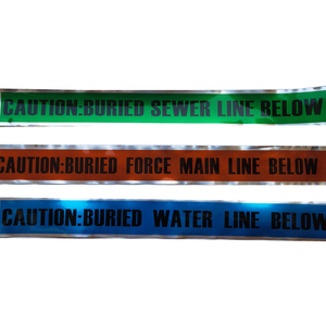 Ruban d'avertissement souterrain détectable-traceur haute visibilité et ruban <span class=keywords><strong>de</strong></span> marquage pour câbles et tuyaux d'utilité (approvisionnement d'usine) - Product Image 5