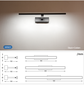Lámpara de Pared Moderna con Espejo LED para Baño, Hogar y Hotel - Product Image 3